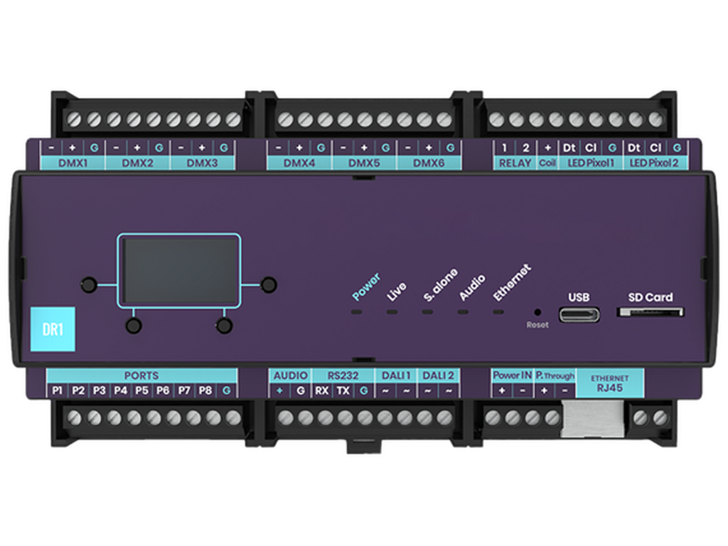 DINA-DR1 LITE, DMX Controller 1024 CH up to 3072 CH