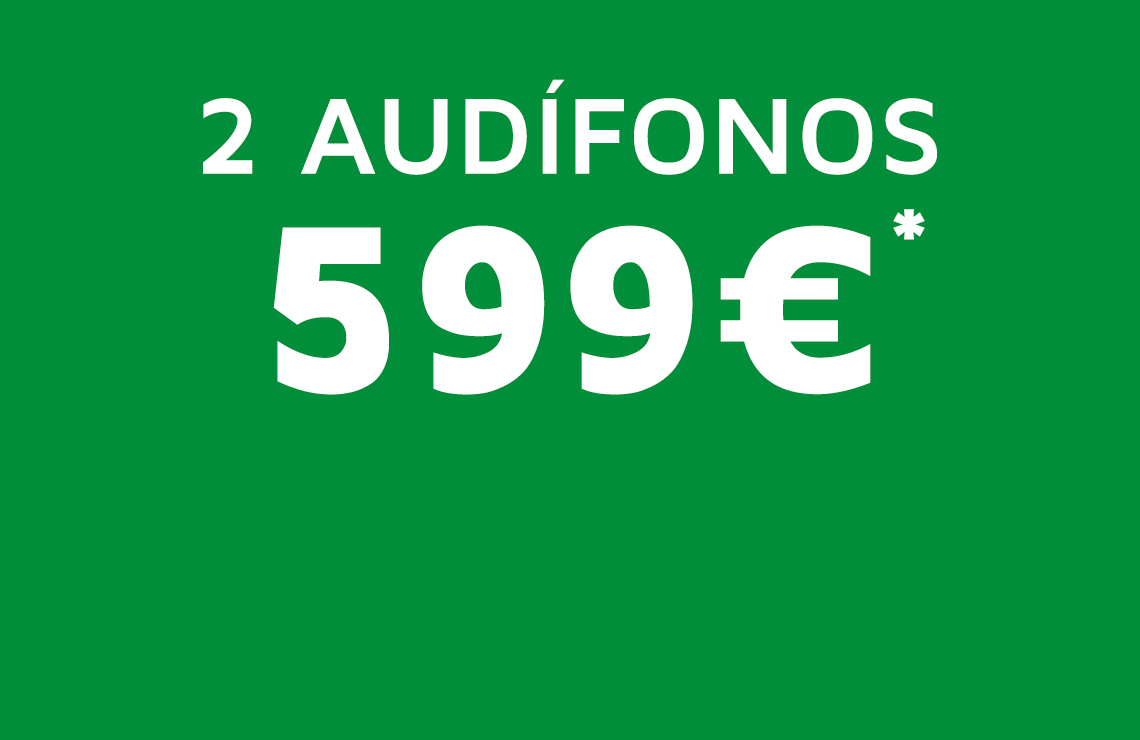 Ya no hay excusas para cuidar de su salud auditiva, llévate una pareja de audífonos por 599€