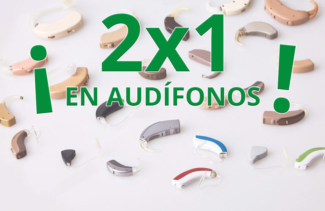 Mejora tu calidad de vida con un 50% de descuento en la compra de una pareja de audífonos.