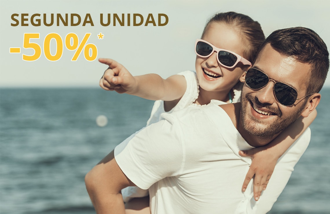 No te quedes con las ganas de unas segundas gafas de sol y llévatelas con un 50% de descuento