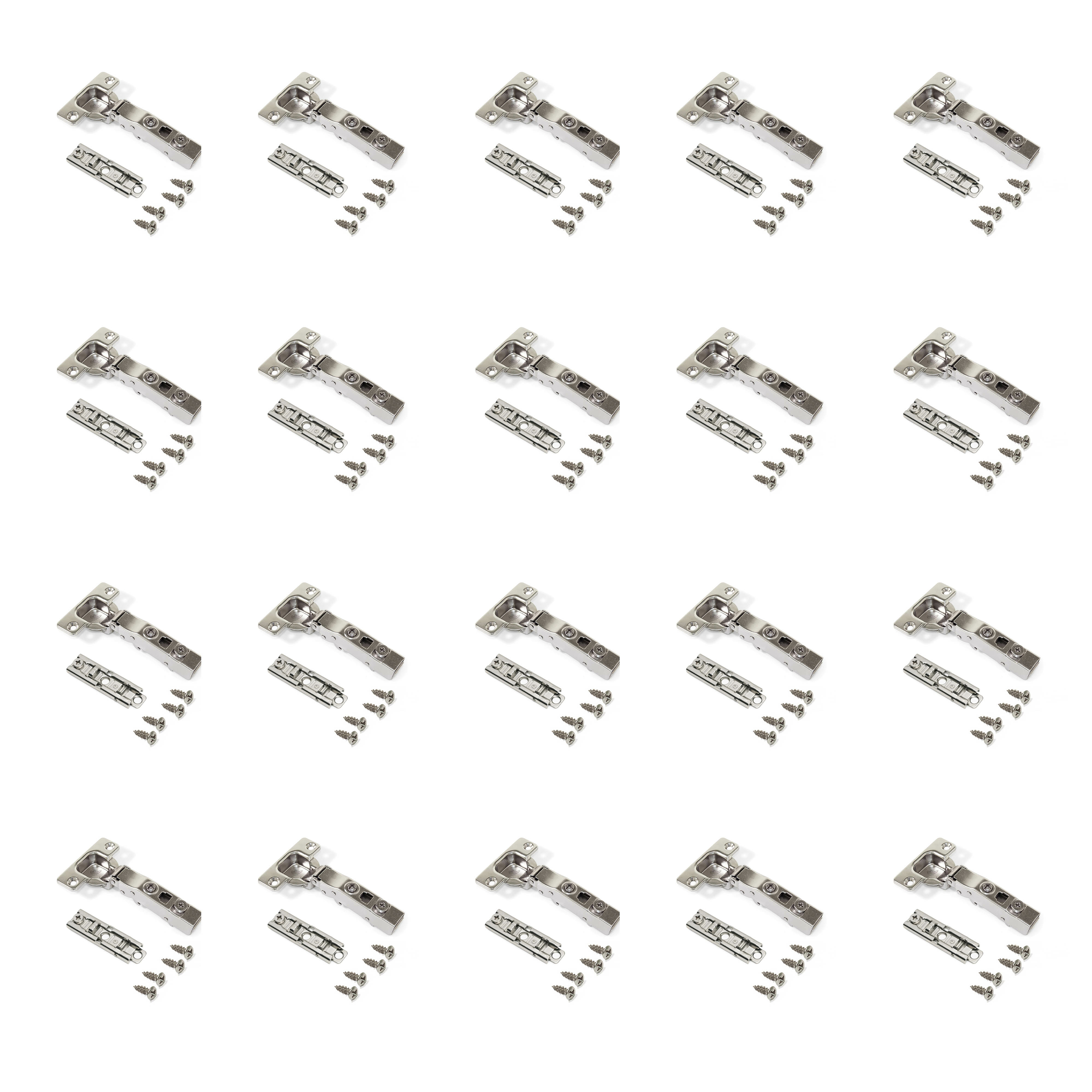 Image of Kit cerniera collo dritto X91 con chiusura ammortizzata e basetta dritto