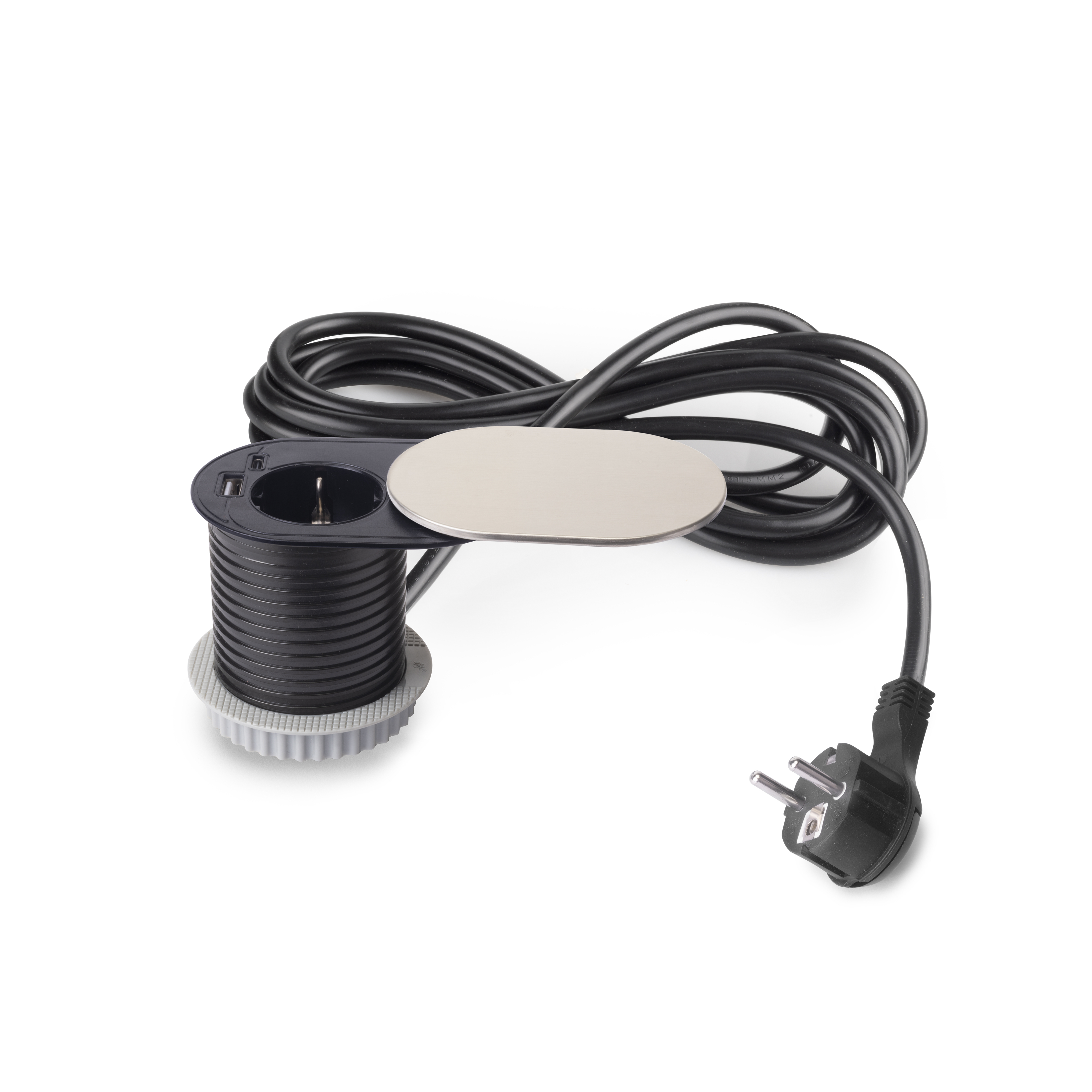 Multiconnettore Vertikal Flat 60 con copertura scorrevole (Ã˜60mm)