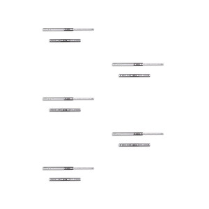 5er Satz Kugelf&uuml;hrungen, H&ouml;he 17mm, Tiefe 182mm, TeilVollauszug, Verzinkt Produktfoto