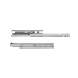 Satz Unterflurf&uuml;hrungen Silver, Teilauszug, Push-to-Open Tiefe 440mm, Stahl, Verzinkt Produktfoto