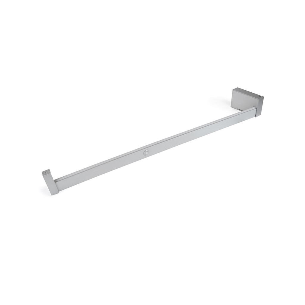 Garderobenstange mit LED-Licht Castor mit abnehmbarer Batterie und Bewegungssensor, L708mm, Kunststoff und Aluminium, Metallic grau-4