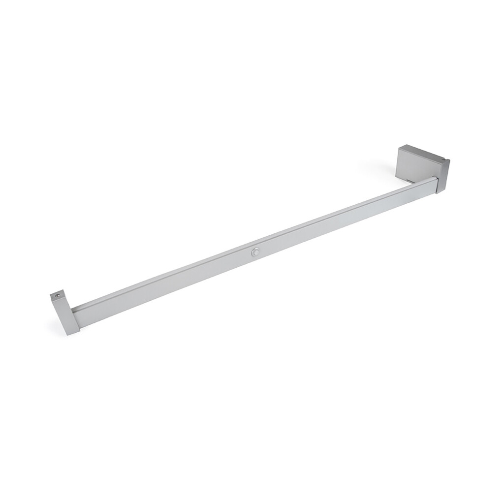barre de penderie pour armoire Castor avec lumière LED, batterie amovible et détecteur de mouvement, 858, Anodisé mat-4