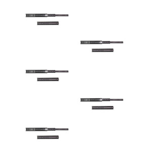 Lote de 5 juegos de gu&iacute;as para cajones, de bolas, altura 45mm, profundidad 300mm, extracci&oacute;n total, Negro foto del producto