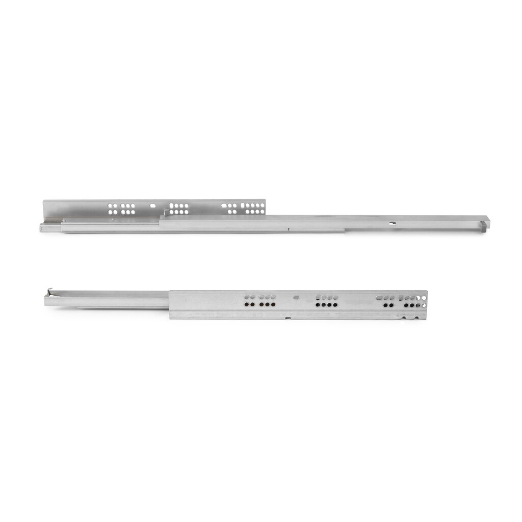 Satz Unterflurführungen Silver, Vollauszug, mit Schließautomatik (240-540), Tiefe 590mm, Stahl, Verzinkt-Primary