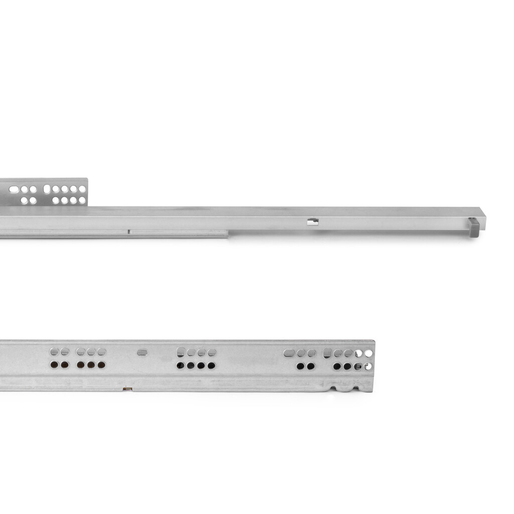 Satz Unterflurführungen Silver, Vollauszug, mit Schließautomatik (240-540), Tiefe 590mm, Stahl, Verzinkt-3