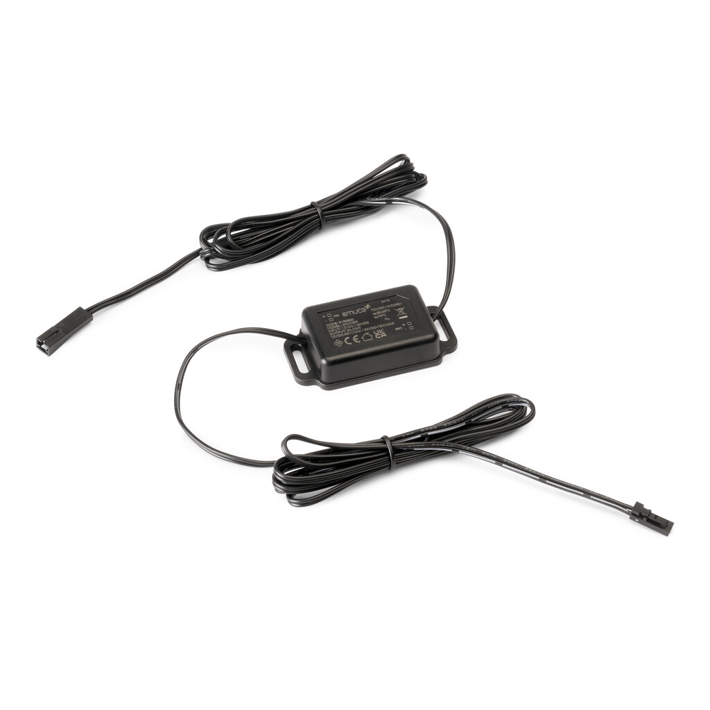 Sensor oculto LED Smart touch/dimmer (táctil) (12V DC) (24V DC), Plástico, Plástico preto-Primary