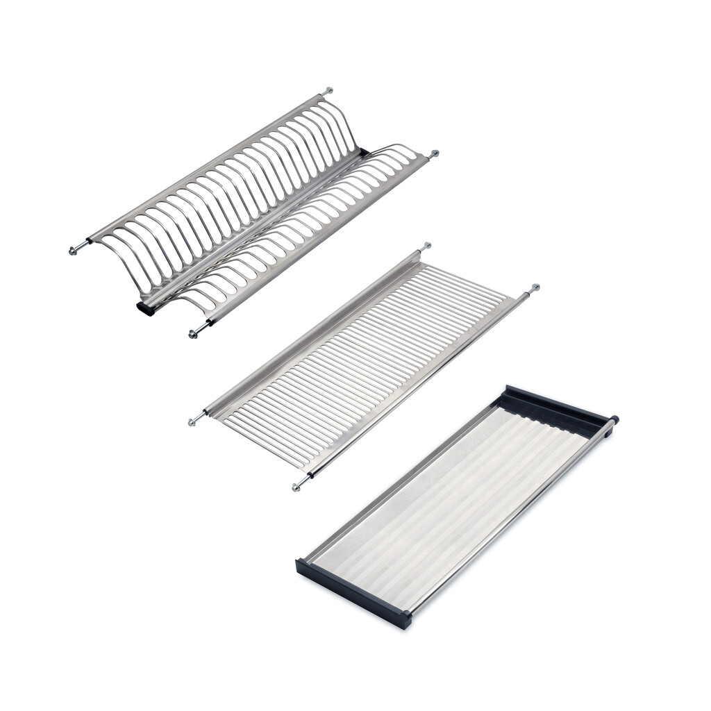 Stainless steel plate rack Drynox,  module 700mm, Stainless steel-Primary