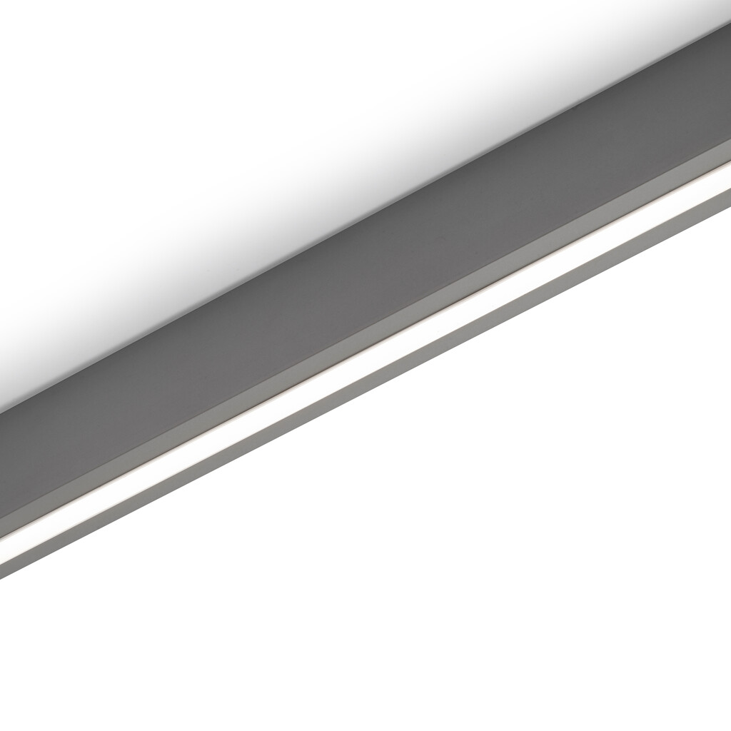 Kit barre pour armoire Luxe, ruban LED 4,5x8 Neonlynx V, détecteur de mouvement RF Smart et convertisseur Smart (24V DC), longueur 900mm, Lumière blanche chaude 2.700K, Aluminium et Plastique, Titane-13