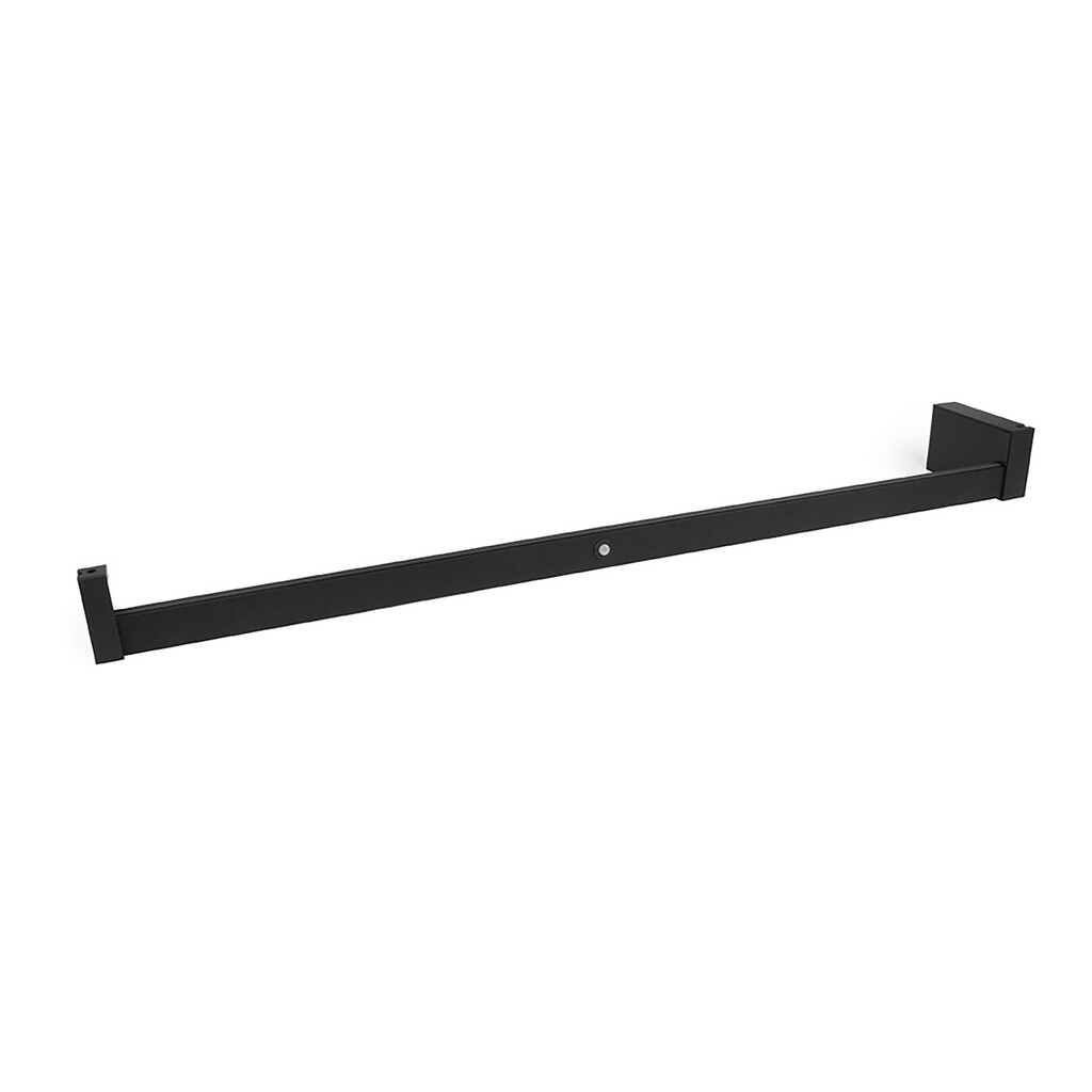 Castor LED wardrobe rail with pull-out battery and motion sensor, L1.158mm, Plastic and Aluminium, Textured black painted-4