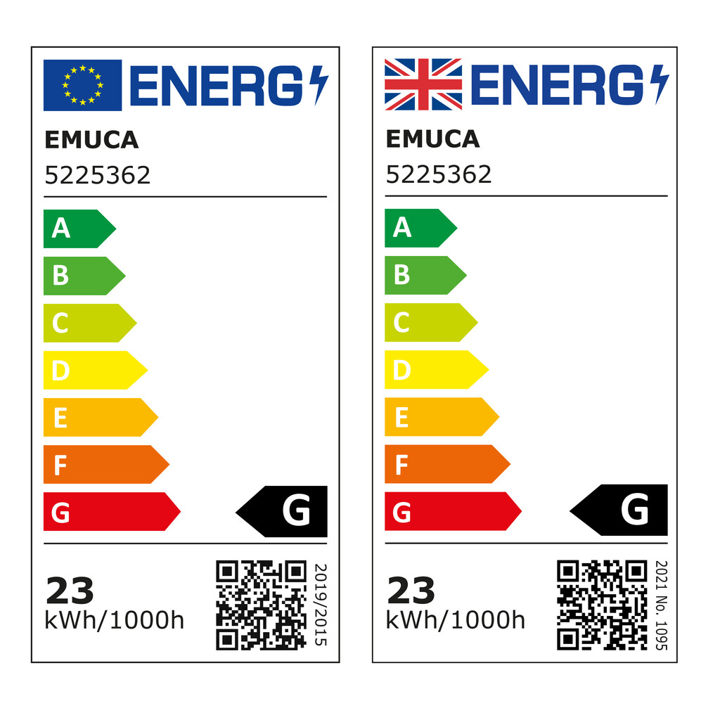 Kit de dos luminarias LED para empotrar Pyxis de armario, Longitud 2.9m, Luz blanca cálida 2.700K, Sensor de movimiento, Convertidor Smart 60W (24V DC), Aluminio y Plástico, Anodizado mate-15
