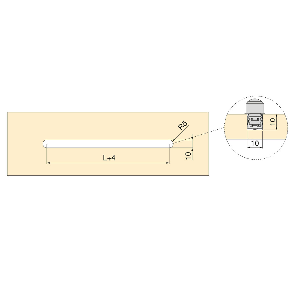 Kit de dos luminarias LED para empotrar Pyxis de armario, Longitud 2.9m, Luz blanca cálida 2.700K, Sensor de movimiento, Convertidor Smart 60W (24V DC), Aluminio y Plástico, Anodizado mate-2