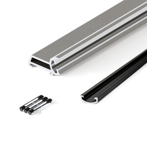 Vertical Profile set Folding Concepta3 for sliding door, Weight 20 kg, Aluminum, Black anodized product photo