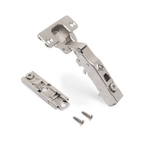 Kit charni&egrave;re droite X91 avec fermeture amortie et embase droite photo du produit