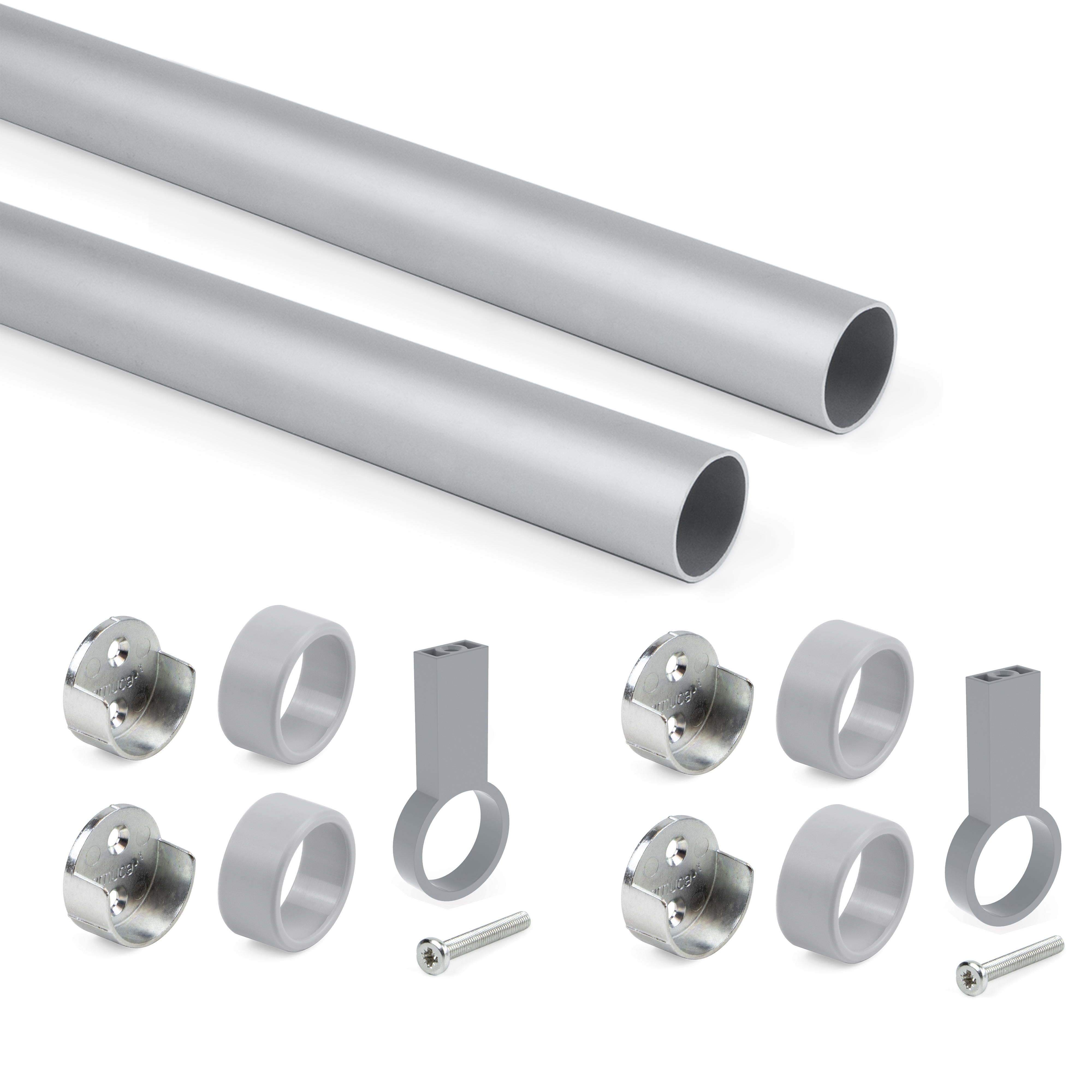 Kit tubo per armadio rotondo Ã˜28