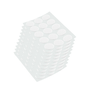 Lot of 900 caps for screws, adhesive, diametre 20mm, Plastic, White product photo