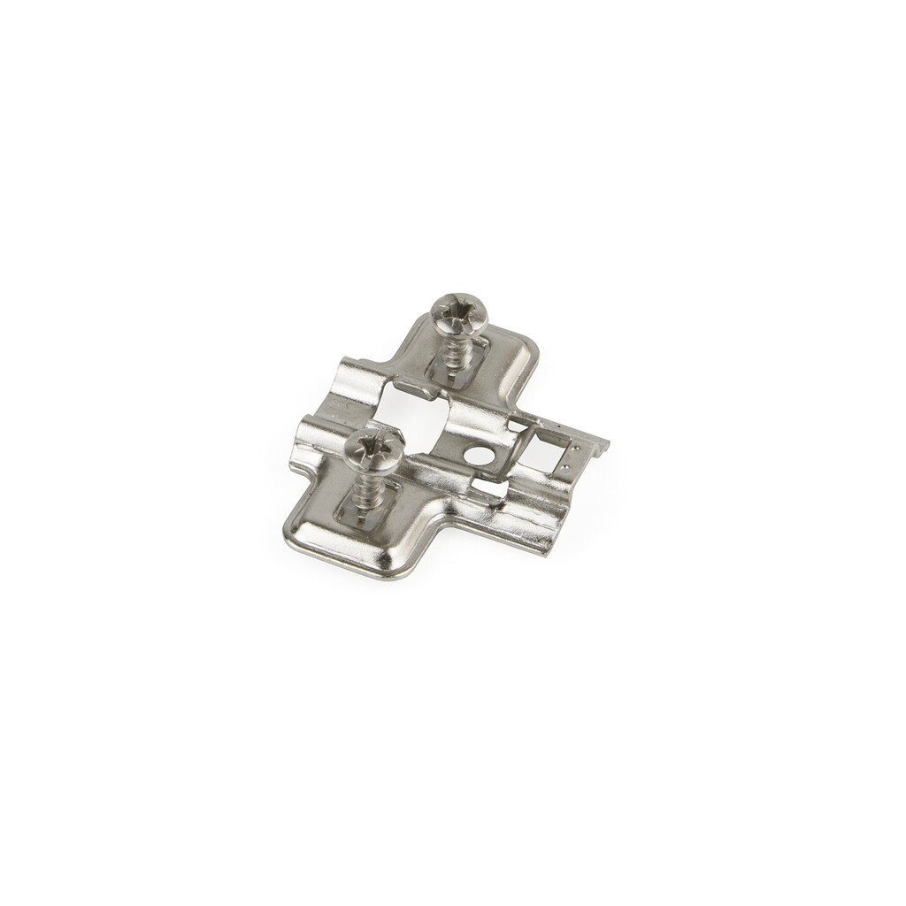X91/X92 Plate Mixed Mount, Diameter 5x7.8mm, Height 0, Steel, Nickel Plated-Primary