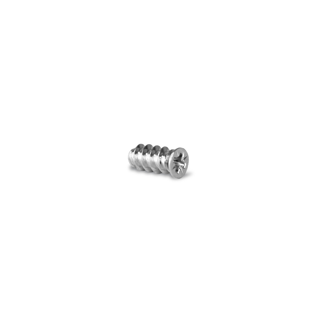 Lot of 500 screws, flat head Pozidrive, diametre 6.2mm, 13mm, Euro, Steel, Zinc Plated-1