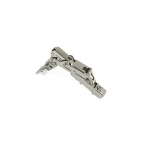 X91 Hinge 165 degree full Overlay with soft closing, Knock-in, Diameter 10x10mm, Steel, Nickel plated product photo