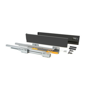 External drawer Concept 30kg height 105mm, depth 400mm, Steel, Anthracite Grey product photo