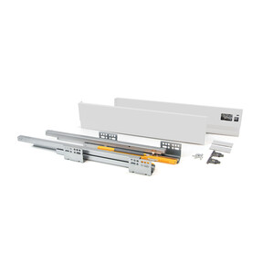External drawer Concept 30kg height 105mm, depth 450mm, Steel, White painted product photo