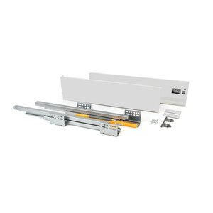 External drawer Concept 30kg height 138mm, depth 500mm, Steel, White painted product photo