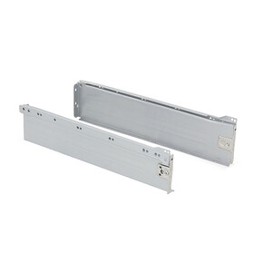 Ultrabox kitchen and bathroom drawer, height 118mm, Steel, Silver painted product photo
