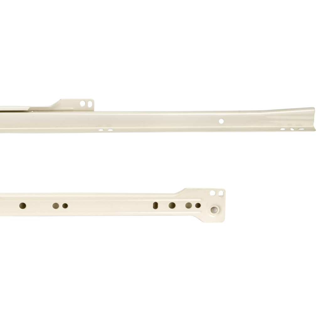 Satz Radführungen T30 für Schubladen mit Drop Lock System, Länge 450mm, Stahl, Weiß lackiert-3