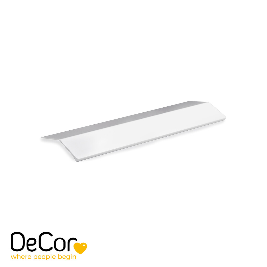 Adhesive furniture handle Chiva, L94mm, Aluminium, Matt anodized-Primary
