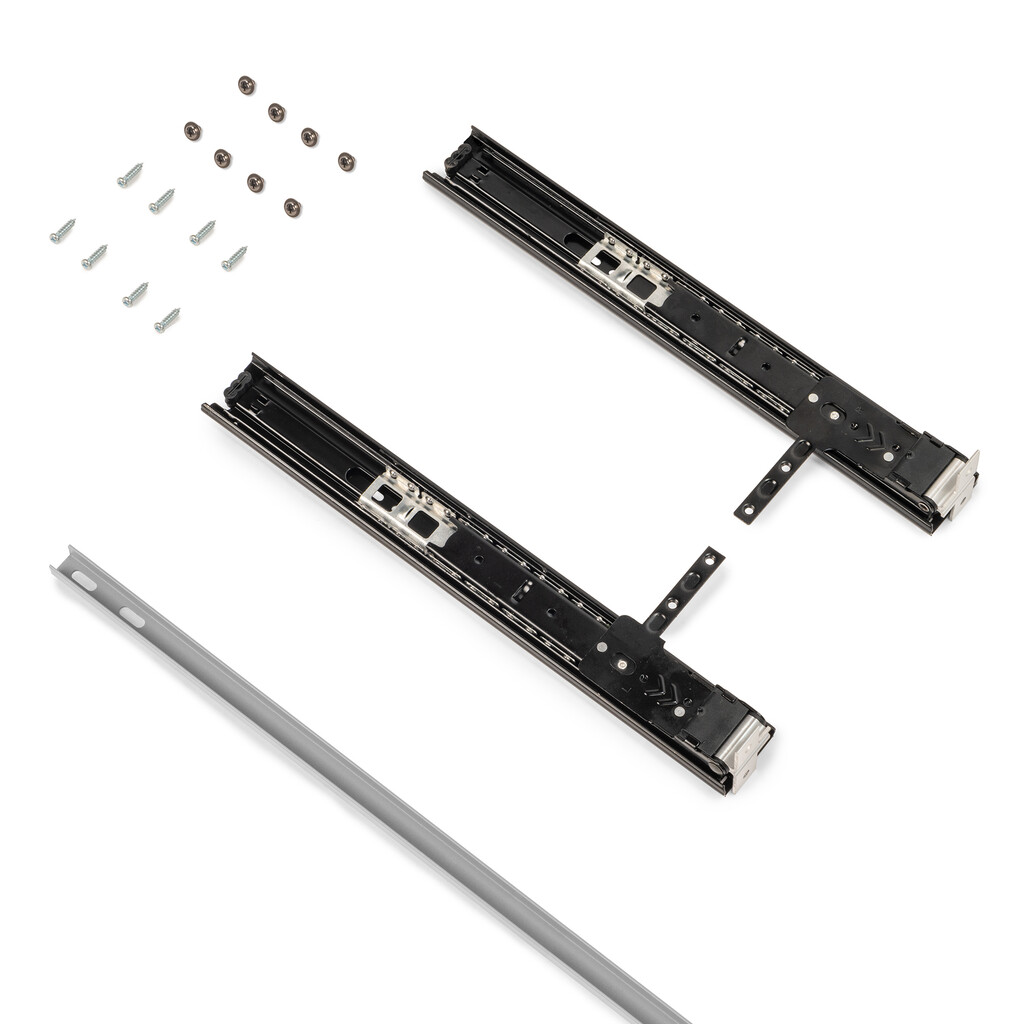 Ausziehbarer Innenspiegel für Schränke, Grau metallic, Stahl und Kunststoff und Glas-10