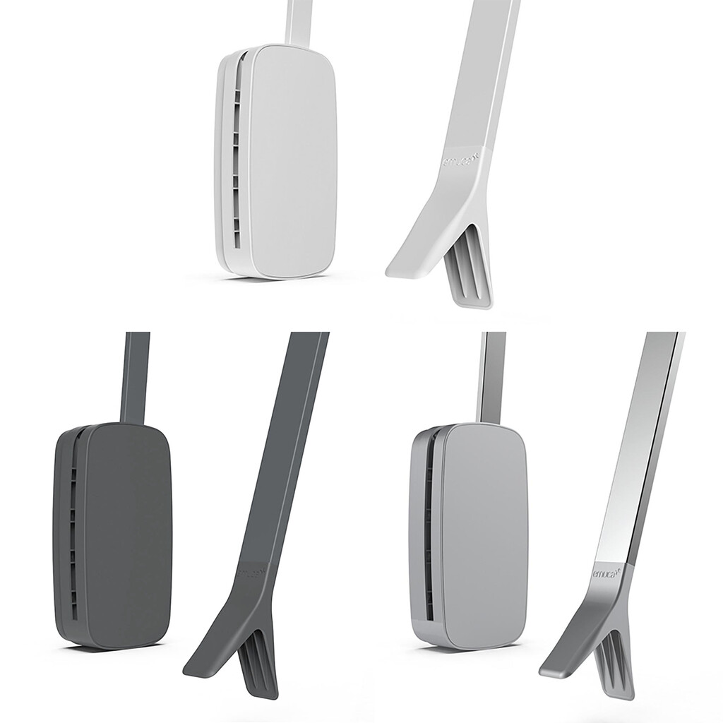 Sling pull down wardrobe rail lift, 600 - 830, White plastic, Steel and Plastic-5