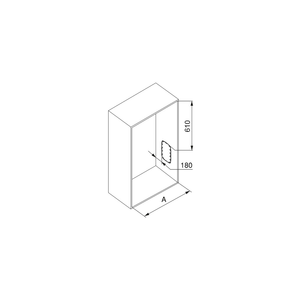 Penderie rabattable pour armoire Sling, 830 - 1150, Chromé, Acier et Plastique.-3