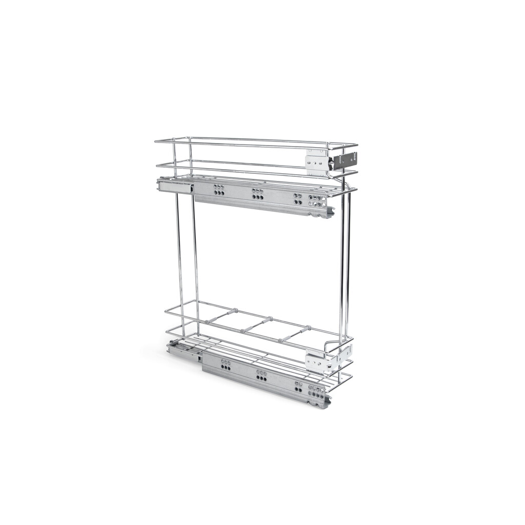 Supra Pull out bottle rack with soft close, 150, Chrome plated, Steel-Primary