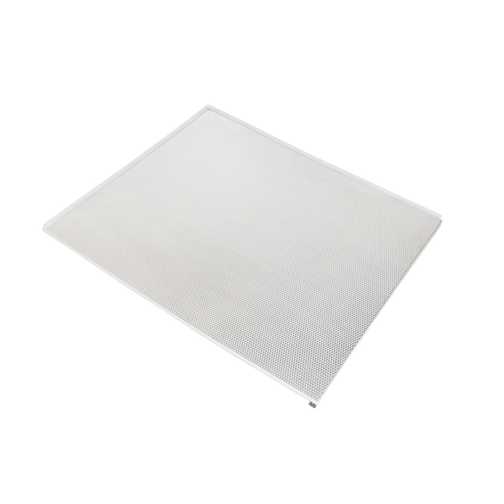 Base protector for kitchen furniture, 16mm board, module 600mm, 568x580mm, Plastic and Aluminium, Natural aluminium-Primary