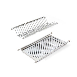 Escurreplatos para módulos altos, módulo 600mm, Acero inoxidable foto del producto