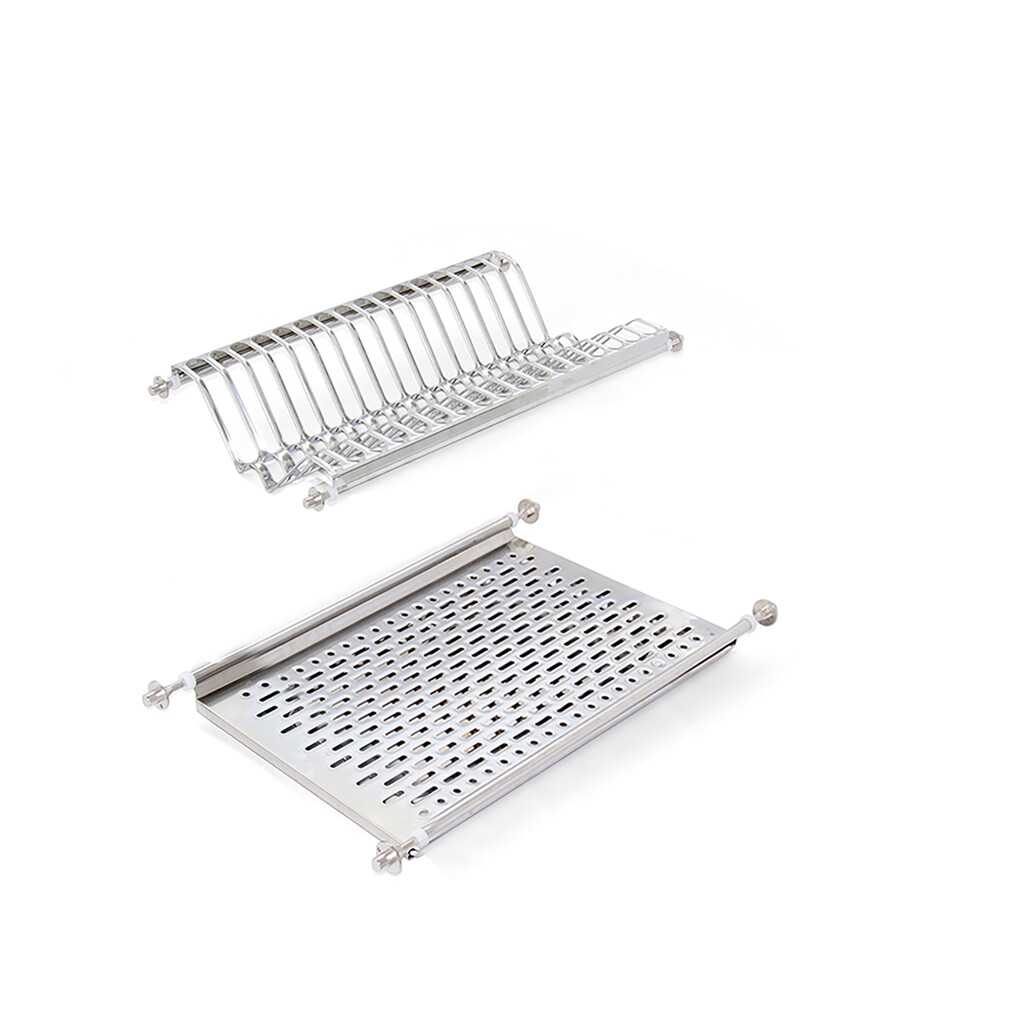 Geschirrabtropfer für Hochschränke, Modul 500mm, Edelstahl-Primary