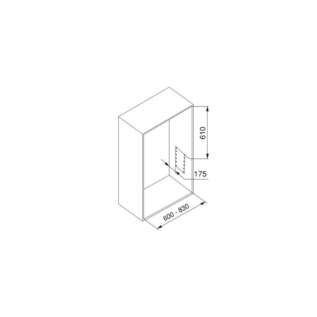 Hang pull down wardrobe rail lift, 600 - 830, Moka painted, Steel and Plastic-3