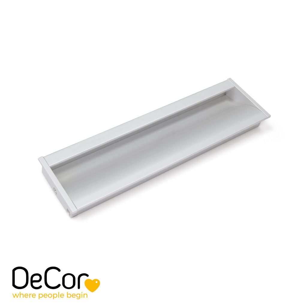 Furniture handle Alfafar, L190mm, 160mm interaxis, Aluminium, Matt anodized-Primary