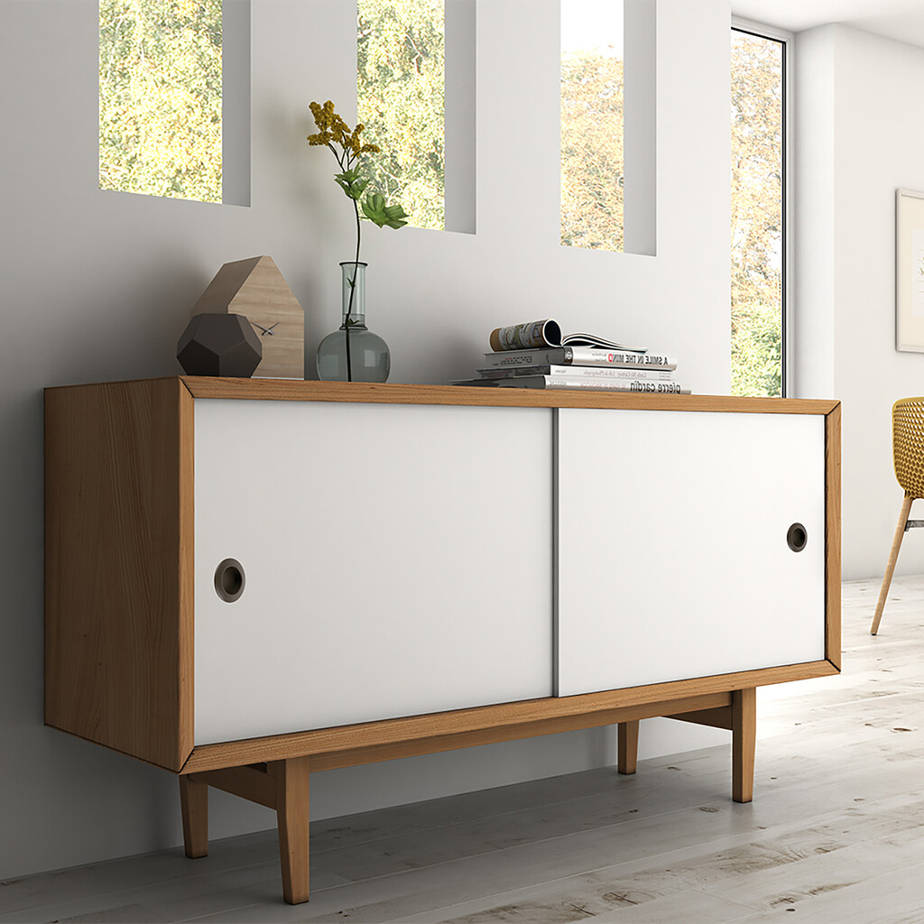 Pomolo per mobili Benetusser, diametro 41mm, Zama, Verniciato moka-3