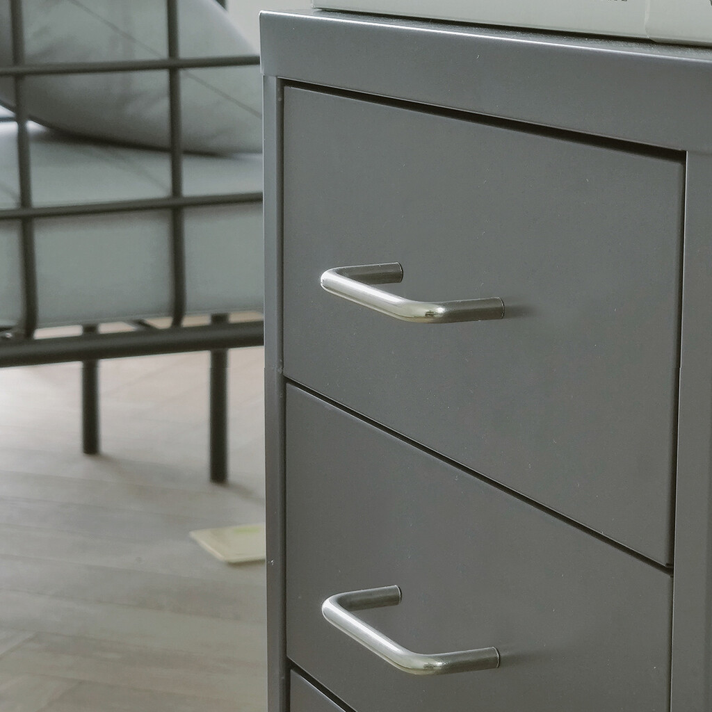 Poignée pour meubles Castellar, L136mm, entraxe 128mm, Acier, Chromé-2