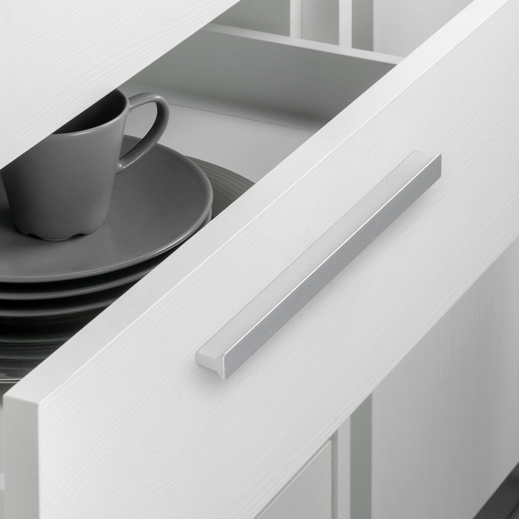 Möbelgriff Algemesi, L148mm, 128mm Achsenabstand, Aluminium, matt eloxiert-2
