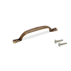 Furniture handle Nairobi, L139mm, 96mm interaxis, Zamak, bronze product photo