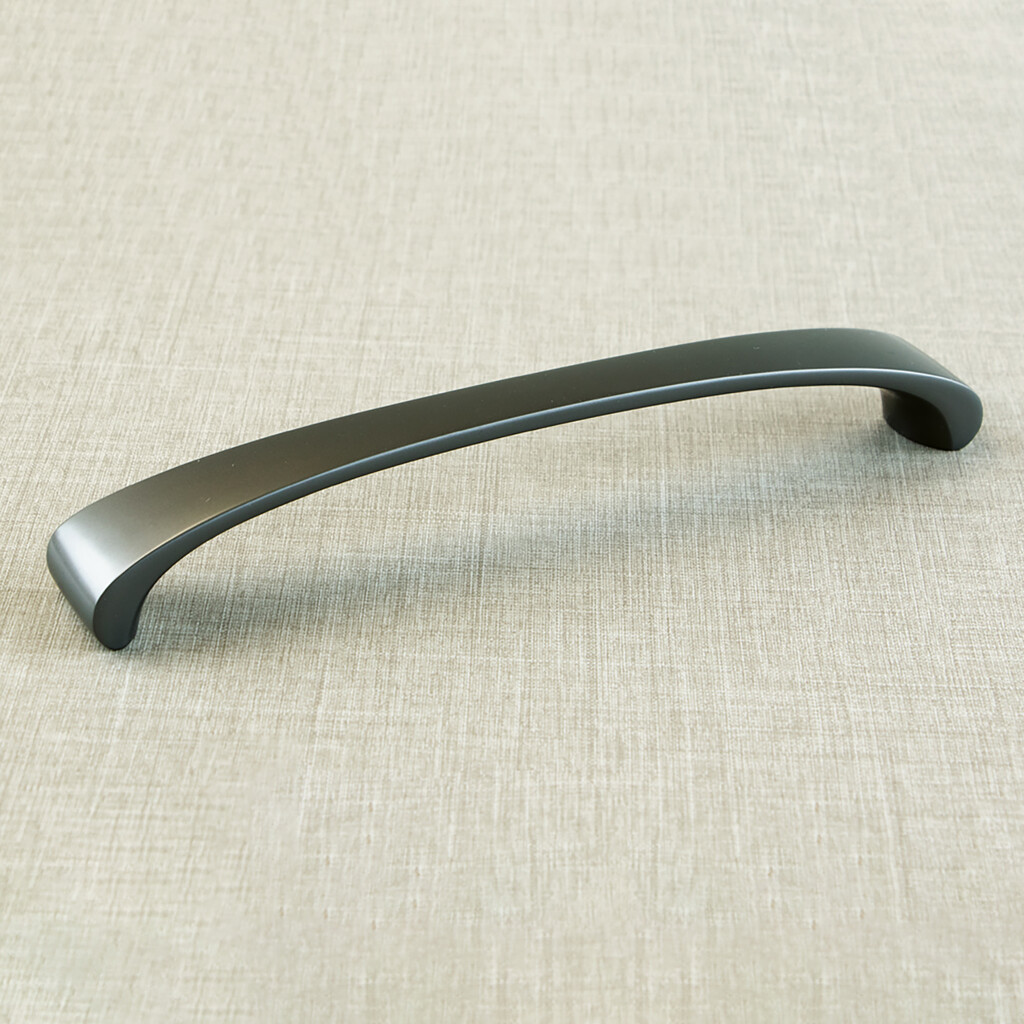 Poignée pour meubles Kyoto, L142mm, entraxe 128mm, Zamak, Titane-2