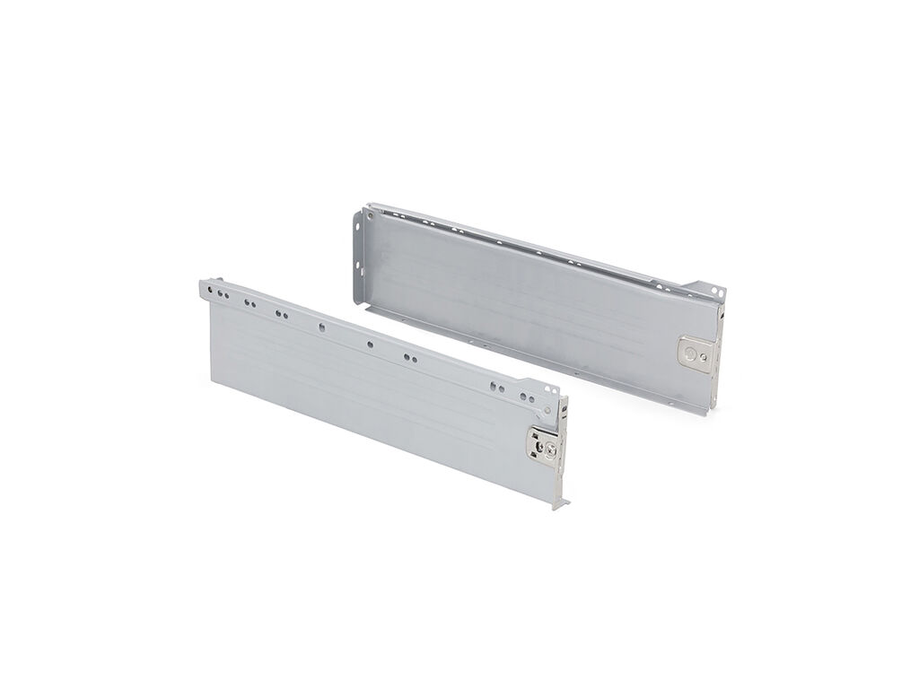Lote de 10 cajones de cocina Ultrabox, altura 150mm, profundidad 350mm, Acero, Gris metalizado-5