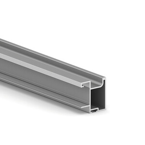 Poign&eacute;e pour armoire Sharp 16, longueur 2.7m, Aluminium, Anodis&eacute; mat photo du produit