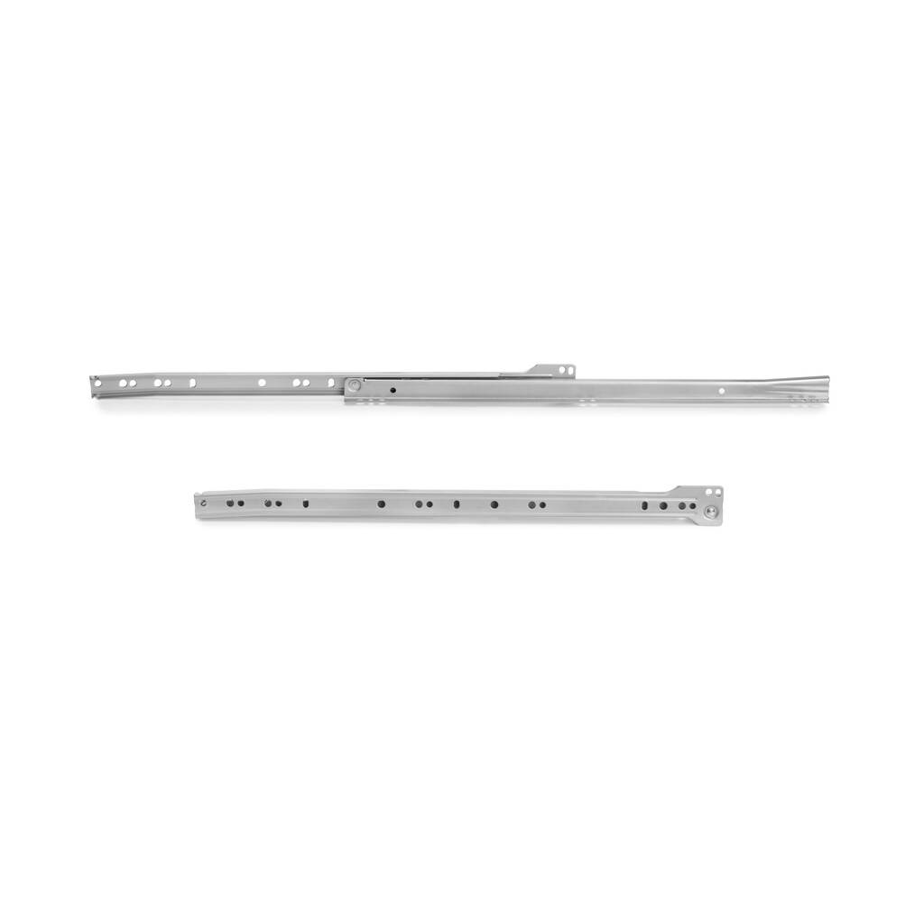 slides T30M assembly to the drawer with machine, length 400mm, Z - LEFT, Steel, Silver painted-Primary