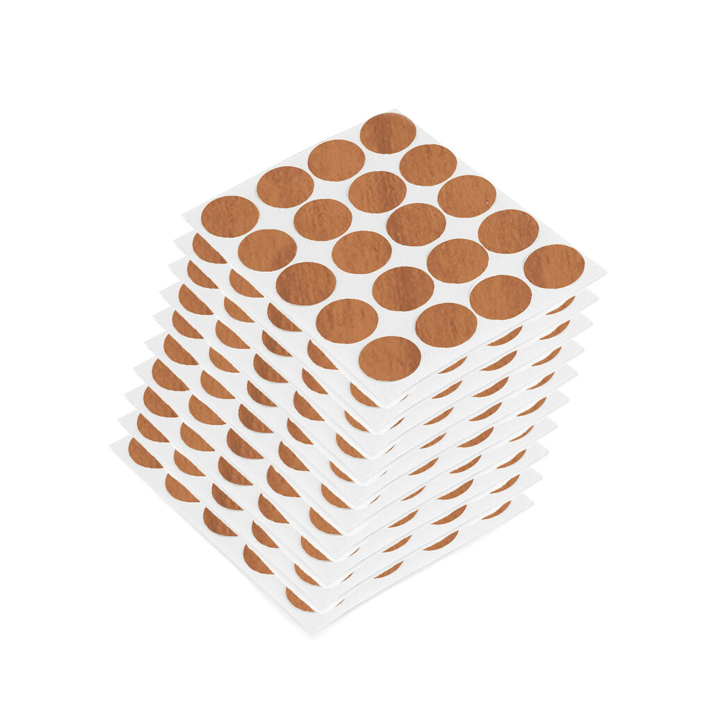 Selbstklebende Stoßfängerabdeckungen, Ø 13, Kirschholz-Effekt, Kunststoff-Primary